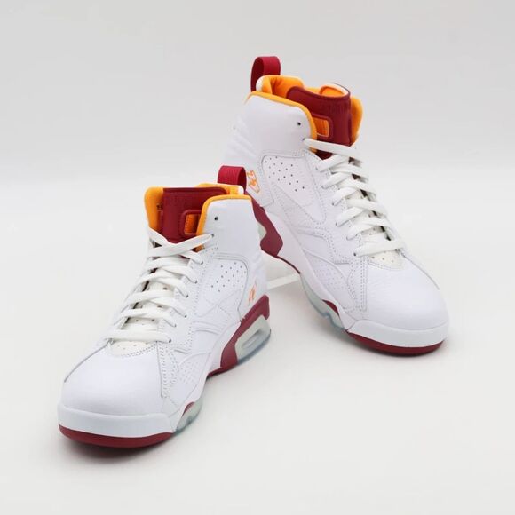DZ4475-168 Nike Jordan MVP White Cardinal Red Vivid Orange Black (Men's) 10.5 - Picture 4 of 7